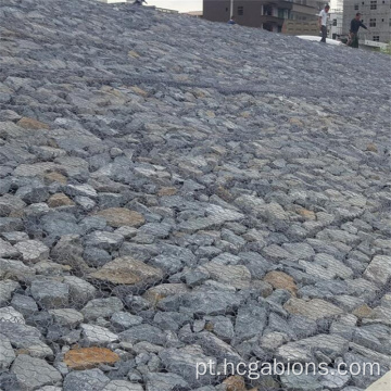 leito do rio reforçar a malha hexagonal de terra Gabion malha